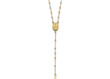 14K gold miraculous medal necklace