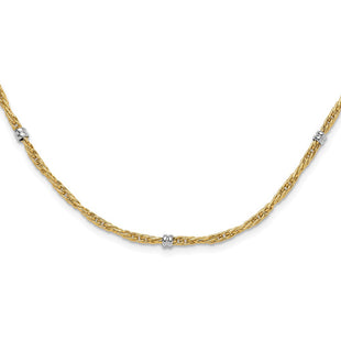 14k Two-tone Jewelry Style SF2969 - Classique Jewelry Inc.