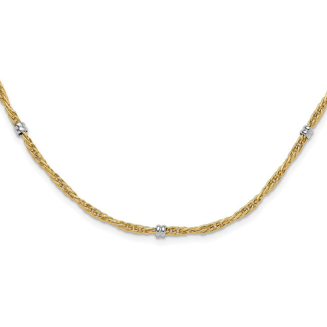 14k Two-tone Jewelry Style SF2969 - Classique Jewelry Inc.