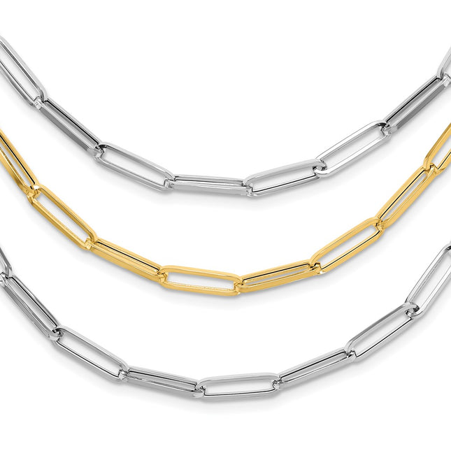 14k Two-tone Jewelry Style SF2973 - Classique Jewelry Inc.