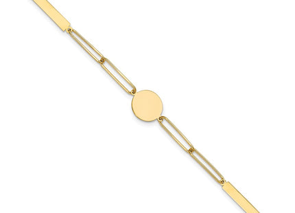 14k Yellow Gold Bracelets Style SF2974 - Classique Jewelry Inc.