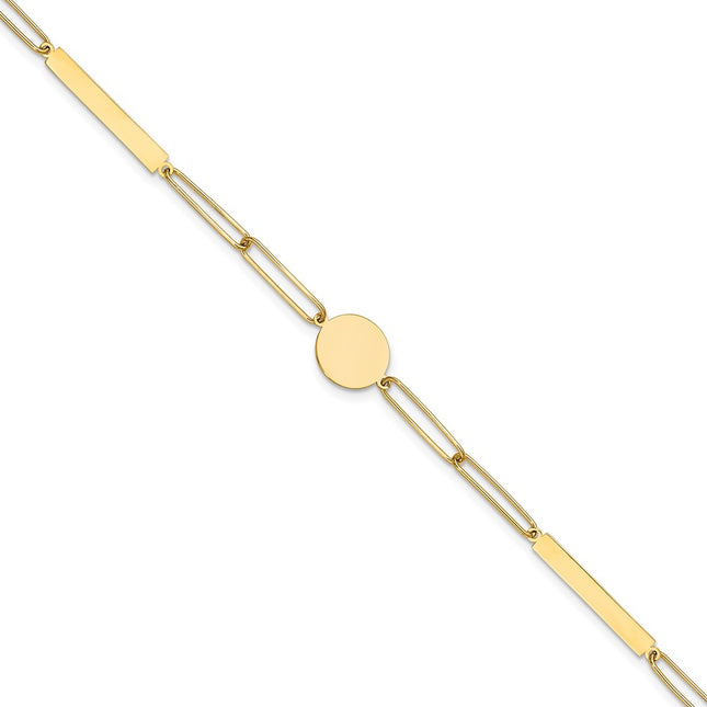 14k Yellow Gold Bracelets Style SF2974 - Classique Jewelry Inc.