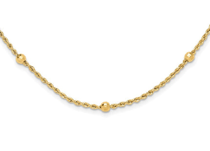 14k Yellow Gold Chain Necklaces Style SF2976 - Classique Jewelry Inc.