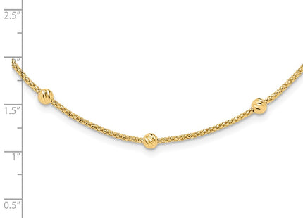 14k Yellow Gold Chain Necklaces Style SF2977 - Classique Jewelry Inc.