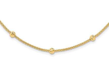 14k Yellow Gold Chain Necklaces Style SF2977 - Classique Jewelry Inc.