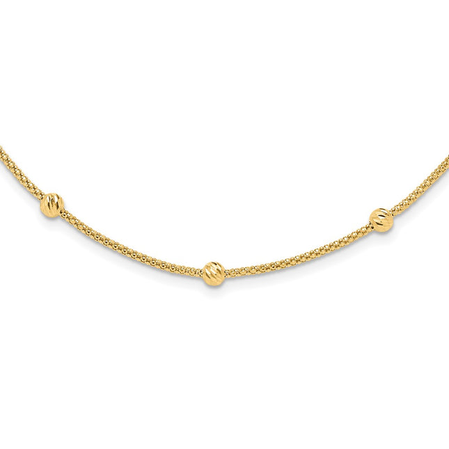 14k Yellow Gold Chain Necklaces Style SF2977 - Classique Jewelry Inc.