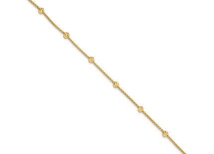 14k Yellow Gold Chain Bracelets Style SF2977 - Classique Jewelry Inc.