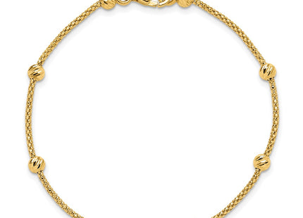 14k Yellow Gold Chain Bracelets Style SF2977 - Classique Jewelry Inc.