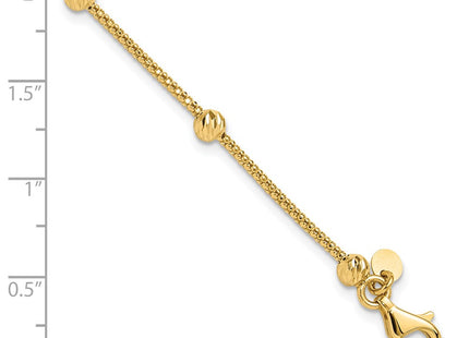 14k Yellow Gold Chain Bracelets Style SF2977 - Classique Jewelry Inc.