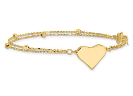 14k Yellow Gold Bracelets Style SF2983 - Classique Jewelry Inc.