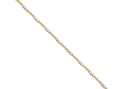 14k Two-tone Bracelets Style SF2986 - Classique Jewelry Inc.