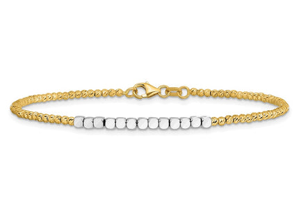 14k Two-tone Bracelets Style SF2987 - Classique Jewelry Inc.