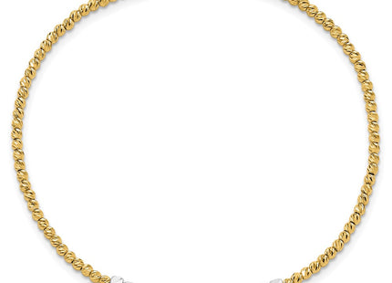 14k Two-tone Bracelets Style SF2987 - Classique Jewelry Inc.