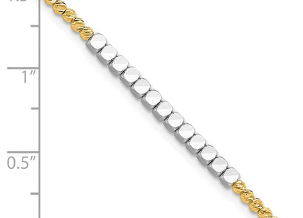 14k Two-tone Bracelets Style SF2987 - Classique Jewelry Inc.