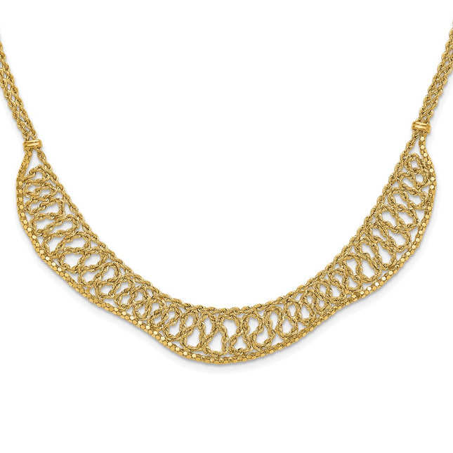 14k Yellow Gold Chain Necklaces Style SF3011 - Classique Jewelry Inc.