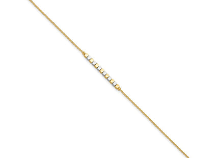 14k Two-tone Bracelets Style SF3013 - Classique Jewelry Inc.