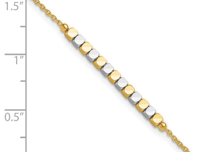 14k Two-tone Bracelets Style SF3013 - Classique Jewelry Inc.
