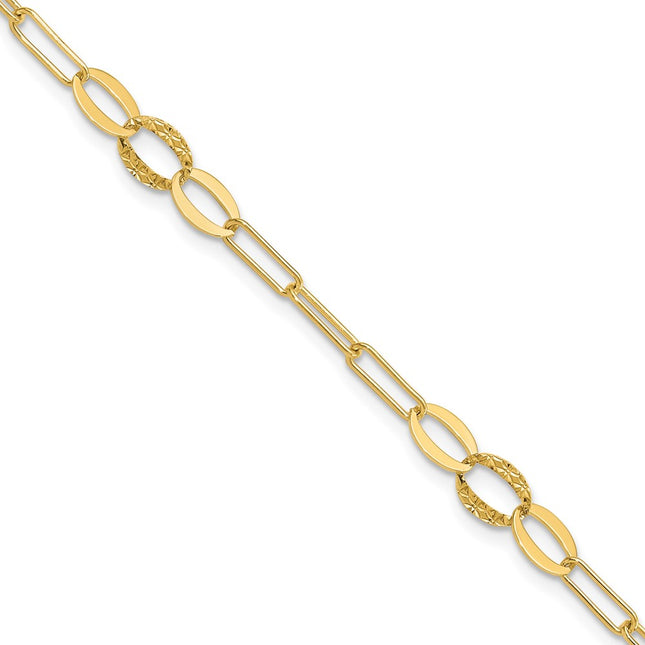 14k Yellow Gold Bracelets Style SF3017 - Classique Jewelry Inc.