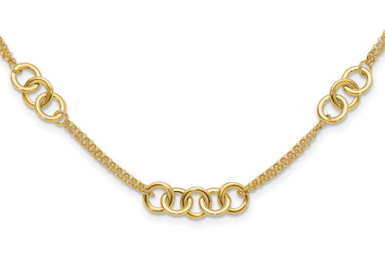 14k Yellow Gold Chain Necklaces Style SF3020 - Classique Jewelry Inc.