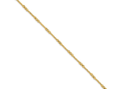 14k Yellow Gold Bracelets Style SF3026 - Classique Jewelry Inc.