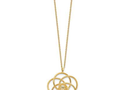 14k Yellow Gold Pendants Style SF3041 - Classique Jewelry Inc.