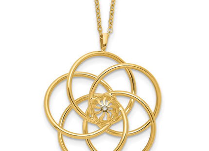 14k Yellow Gold Pendants Style SF3041 - Classique Jewelry Inc.