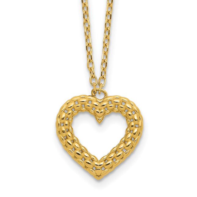 14k Yellow Gold Pendants Style SF3044 - Classique Jewelry Inc.