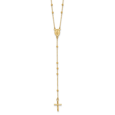 14K gold miraculous medal necklace