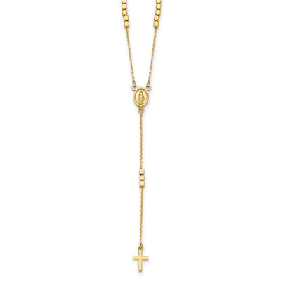 14K gold miraculous medal necklace