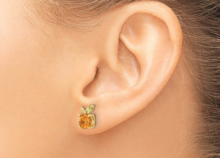 14k Yellow Gold Earrings Style SF3070E - Classique Jewelry Inc.