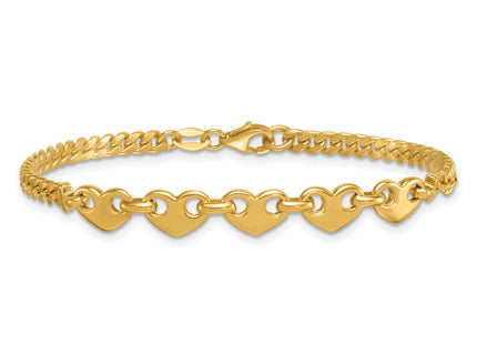 14k Yellow Gold Bracelets Style SF3093 - Classique Jewelry Inc.