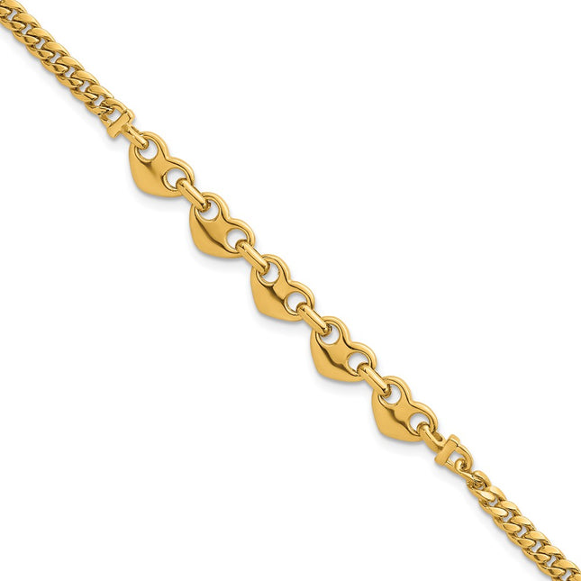 14k Yellow Gold Bracelets Style SF3093 - Classique Jewelry Inc.