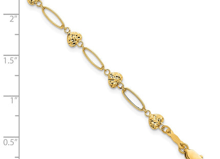 14k Yellow Gold Bracelets Style SF3094 - Classique Jewelry Inc.