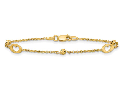 14k Yellow Gold Bracelets Style SF3095 - Classique Jewelry Inc.