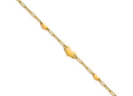 14k Yellow Gold Bracelets Style SF3097 - Classique Jewelry Inc.