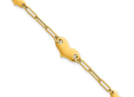 14k Yellow Gold Bracelets Style SF3097 - Classique Jewelry Inc.