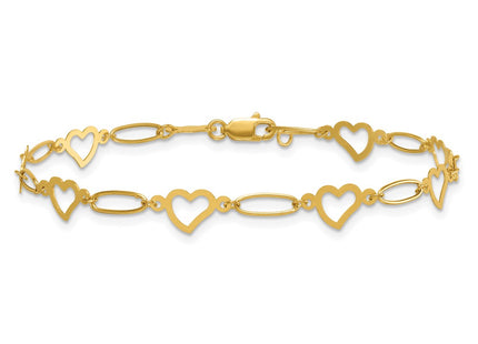 14k Yellow Gold Bracelets Style SF3098 - Classique Jewelry Inc.