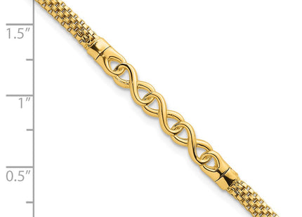 14k Yellow Gold Bracelets Style SF3104 - Classique Jewelry Inc.