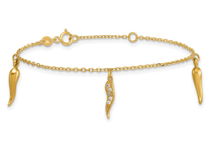 14k Yellow Gold Bracelets Style SF3106 - Classique Jewelry Inc.