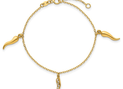 14k Yellow Gold Bracelets Style SF3106 - Classique Jewelry Inc.