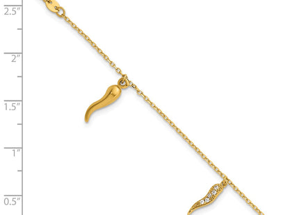 14k Yellow Gold Bracelets Style SF3106 - Classique Jewelry Inc.