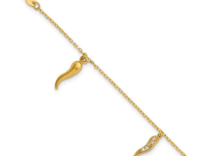 14k Yellow Gold Bracelets Style SF3106 - Classique Jewelry Inc.