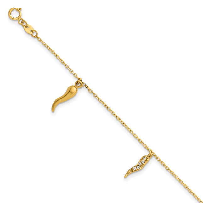14k Yellow Gold Bracelets Style SF3106 - Classique Jewelry Inc.
