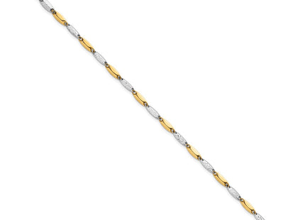 14k Two-tone Bracelets Style SF3107 - Classique Jewelry Inc.