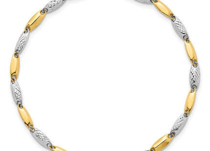 14k Two-tone Bracelets Style SF3107 - Classique Jewelry Inc.
