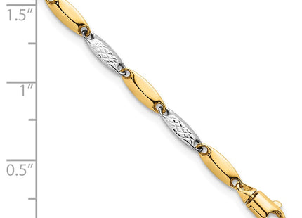 14k Two-tone Bracelets Style SF3107 - Classique Jewelry Inc.