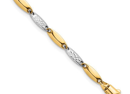 14k Two-tone Bracelets Style SF3107 - Classique Jewelry Inc.
