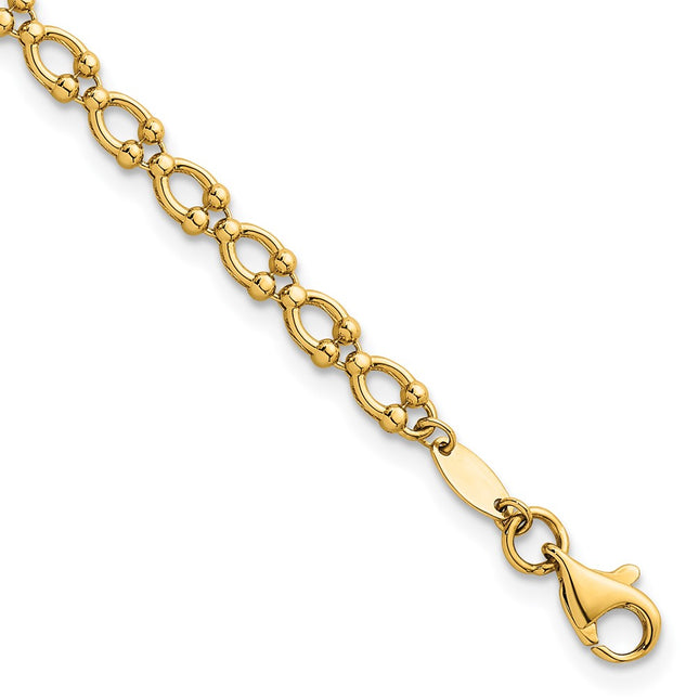 14k Yellow Gold Bracelets Style SF3108 - Classique Jewelry Inc.