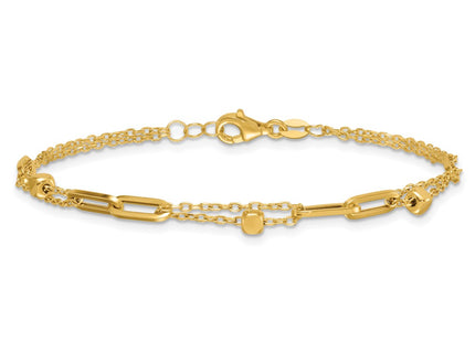14k Yellow Gold Bracelets Style SF3110 - Classique Jewelry Inc.