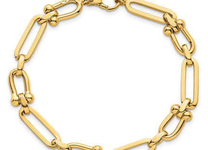14K gold bracelet, further view